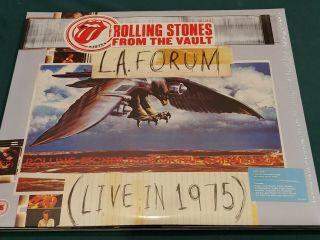Rolling Stones 3x Lp,  Dvd From The Vault L.  A.  Forum Live In 1975
