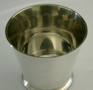 Quality Asprey Sterling Silver Whisky Cup Beaker Tot London 1975 Heavy 68g