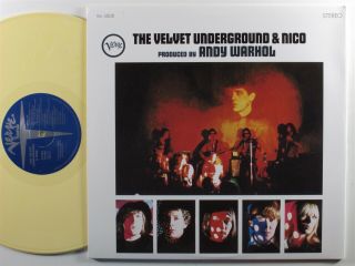 VELVET UNDERGROUND & NICO Self - Titled VERVE LP NM yellow vinyl reissue gatefold 2