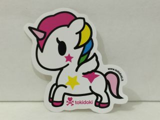 Tokidoki Authentic Unicorno Stellina Sticker Without Tags