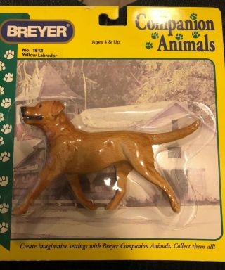 Breyer Yellow Labrador Companion Animals Model 1513 Nib Adult Collector