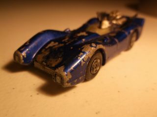 1971 Matchbox Lesney Superfast No.  61 Blue Shark Toy Race Car