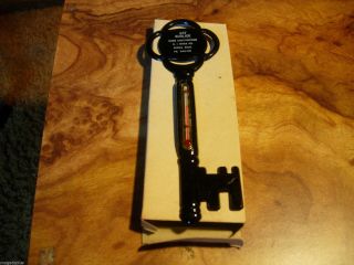 3 Vintage Sodus,  Mi Advertisement Thermometer Plastic Key