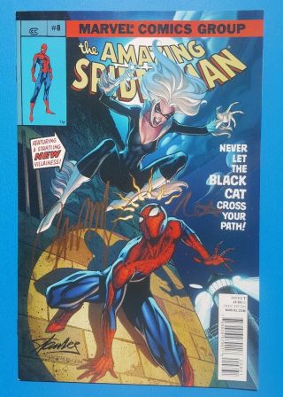 Spider - Man 8 Color Exclusive Variant Signed Campbell & Nei