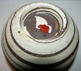 Japanese Agate Ware Banko Pottery Vase Wax Customs Seal on Base 7