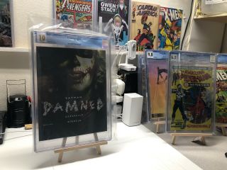 Batman Damned 2 Cgc 10.  0 Gem Perfect Inc Stand Just Graded Case