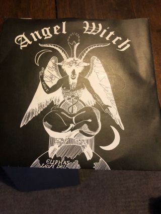 Angel Witch ‎sweet Danger Rare Signed Nwobhm 7 " Vinyl Single ‎– Emi 5064