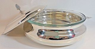 Kingston Silverplate 3 - Quart Covered Casserole By Reed & Barton