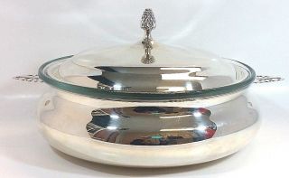Kingston Silverplate 3 - quart Covered Casserole by Reed & Barton 2