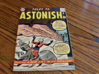 Marvel: Tales To Astonish 36,  Ant Man 3rd Appearance.  High Mid Grade