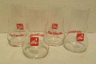 Vintage Set Of 4 7up The Uncola Glass Tumblers 1980 " S