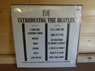 The Beatles,  Introducing,  Vinyl LP,  Black Vee Jay,  VJLP 1062,  Near NM/NM 2