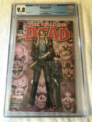 The Walking Dead 1 Cgc 9.  8 Arizona Comic Con Variant Cover Rob Liefeld