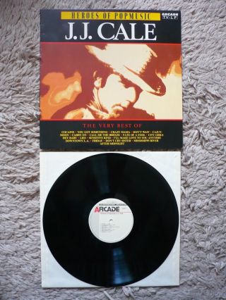 J.  J.  Cale The Very Best Of Vinyl 1988 Arcade Dutch Import Lp Exc,  Heroes Of Pop