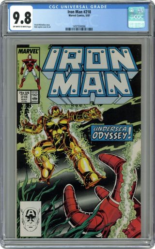 Iron Man (1st Series) 218 1987 Cgc 9.  8 1497504066