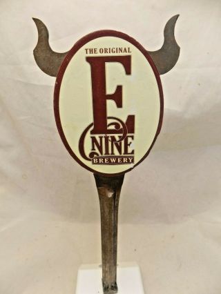 Rare Metal E9 Brewery Beer Tap Handle 10 "