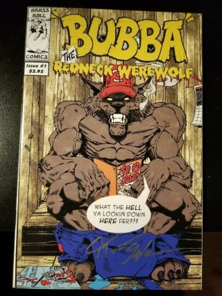 Bubba The Redneck Werewolf 1 First Printing Signed By Mitch Hyman Vf/nm