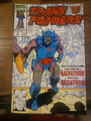 Transformers 78 Marvel Comics 1991 Limited Print Run