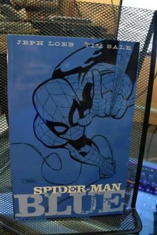 Spider - Man Blue Marvel Comics Tpb By Jeph Loeb & Tim Gwen Stacy Rare Oop