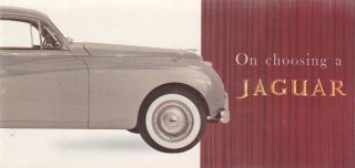 On Choosing A Jaguar 1950 
