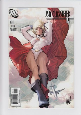 Jsa Classified 1 Adam Hughes Cover Classic Sexy Power Girl Justice League