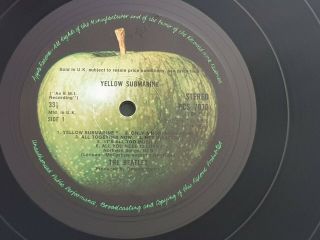 The Beatles - Yellow Submarine - Uk Apple Stereo Pressing