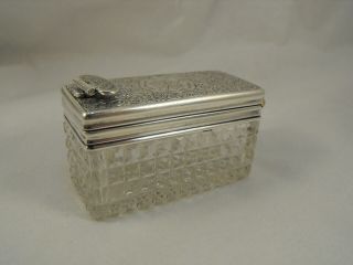 Travelling Inkwell With Solid Silver Top,  Screw Mechanism,  L 