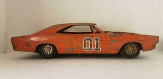 Vintage 1981 Ertl Dukes Of Hazzard General Lee 1969 Dodge Charger Diecast 1/25