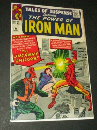 Tales Of Suspense Iron Man 56 - 1st Appearance Of Unicorn - Marvel Silver Age