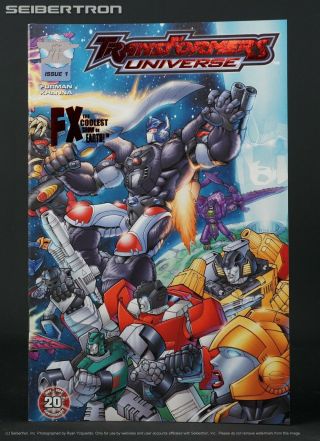 Transformers Universe 1 Fx Red Foil Cover Variant 3h Comic 2003 2nd Print Otfcc