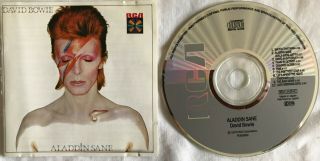 David Bowie Aladdin Sane Rare Rca Cd Pd83890