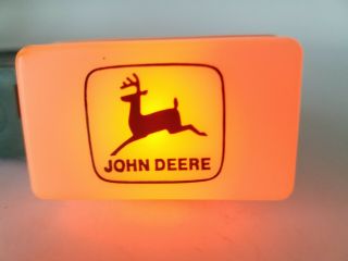 Vintage John Deere Night Light Box Logo