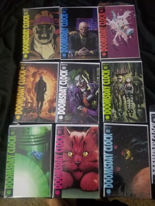 Doomsday Clock 1 2 3 4 5 6 7 8 9 10 Dc Comics Watchmen 1st Prints