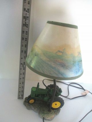 John Deere Table Nightstand Lamp with Deere Decorative Shade 15 - 1/4 