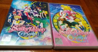 Sailor Moon Crystal Complete Season 1 & 2 Anime English Dubbed Dvd 39 Episodes