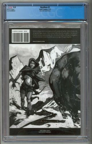 HEATHEN 1 CGC 9.  9 1 OF ONLY 8 COMIC SKETCH VARIANT MOVIE COMING 2