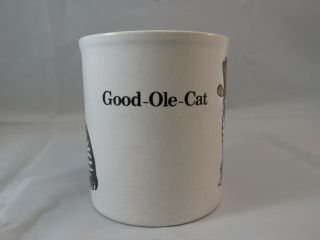Vintage 70 ' s Kliban Cowboy Good - Ole - Cat Coffee Mug 2