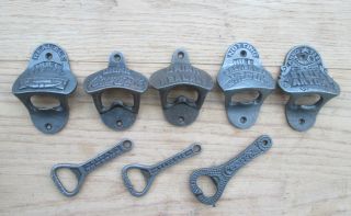 Cast Iron Vintage Rustic Style Collectable Wall Mounted Beer Bottle Opener