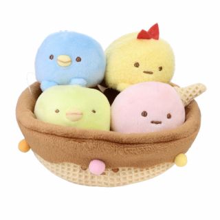 Usa San - X Sumikko Gurashi Ice - Cream Cone Stuffed Animals Plush Doll