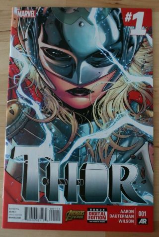 Thor 1,  2,  3,  4 1st Appearance / Print Jane Foster Female Thor (2014/vol.  4)