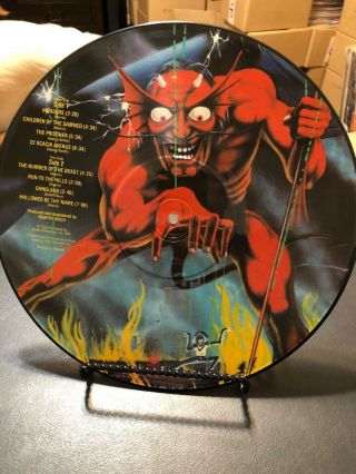 IRON MAIDEN Number Of The Beast 1982 Lp Record Picture Disc 2