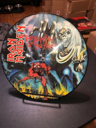 IRON MAIDEN Number Of The Beast 1982 Lp Record Picture Disc 5
