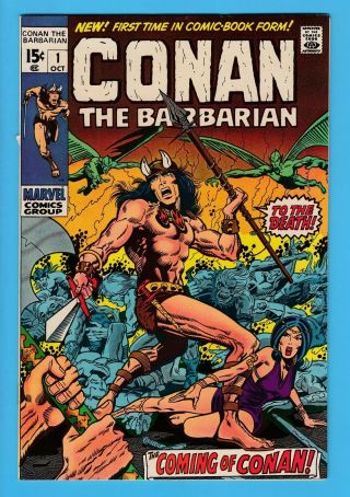 Conan The Barbarian 1 Vfn,  Origin & 1st Appearance - 1970 - Cents Key