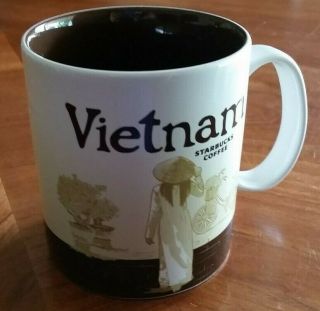16 Oz Starbucks Coffee Cup Mug Vietnam City Collector Series Mugs 2015