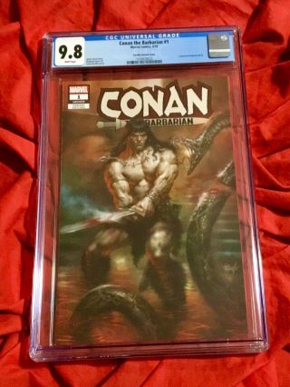Cgc 9.  8 Conan The Barbarian 1 Trade Dress Variant Lucio Parrillo Cover Art