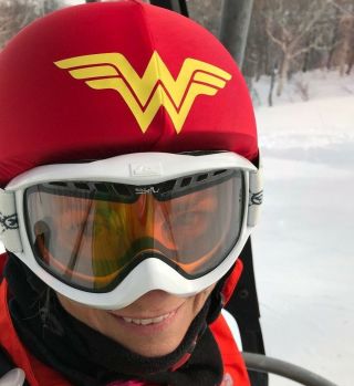 Wonder Woman Superhero Helmet Cover Is Suitable For All Kinds Of Sport Helmet