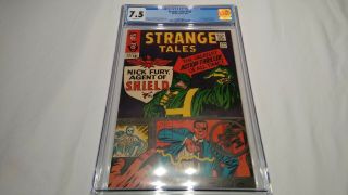 Strange Tales 135 Cgc 7.  5 Vf - 1st App Of Nick Fury Agent Of Shield White Pages