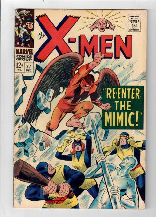 X - Men 27 - Grade 7.  0 - Return Of The Mimic.  Spider - Man And Ff Cameos