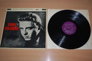 The Eddie Cochran Memorial Album Uk Lp 1st Press 1960 London Mono Plum Hag 2267