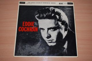 THE EDDIE COCHRAN MEMORIAL ALBUM UK LP 1ST PRESS 1960 LONDON MONO PLUM HAG 2267 5
